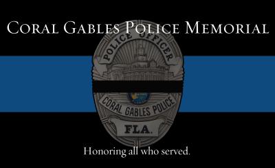 Coral Gables Police Memorial graphic